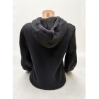 Moteriškas džemperis su gobtuvu juodas, Undisclosed